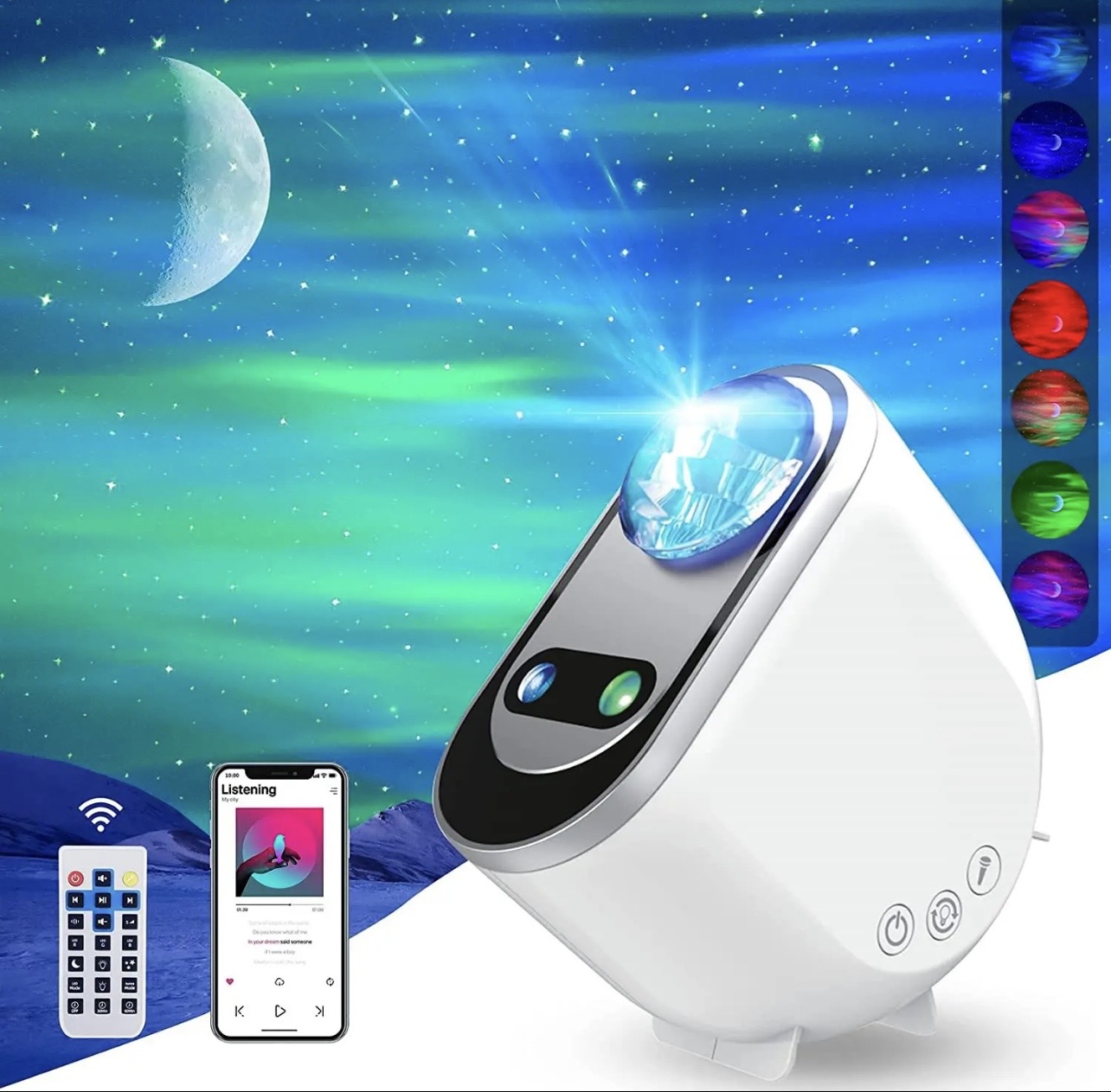 Aurora Borealis Starlight Projectors LED Galaxy Star Atmosphere